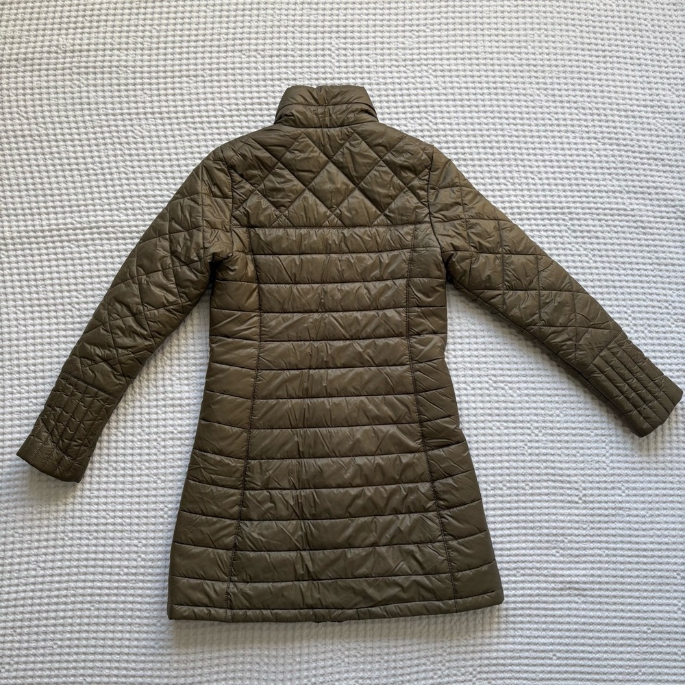 Patagonia Radalie Parka Mid-Thigh Quilted Sage Khaki Green - XS - Picture 4 of 10